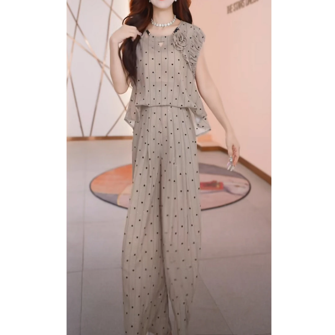 美曦女装夏季时尚女神修身洋气宽松气质休闲百搭显瘦减龄女装套