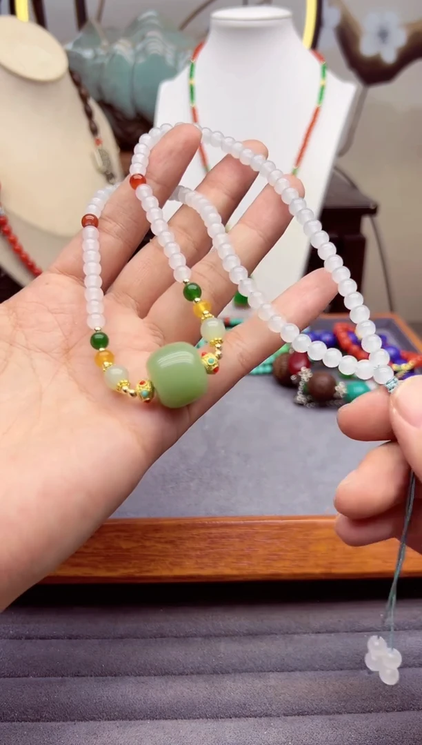 【闪购商品】和田玉颈饰14K金镶嵌x456`````````