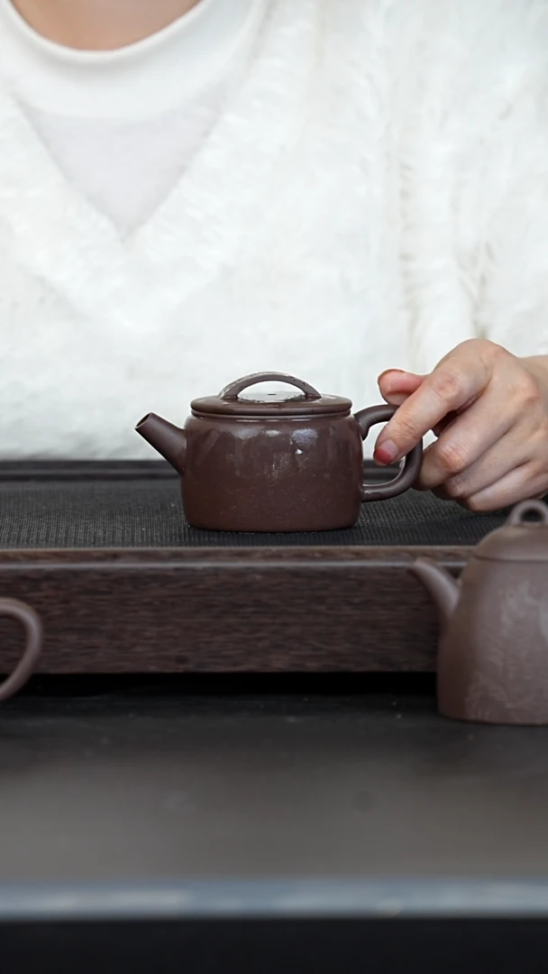 【闪购商品】紫砂茶壶乌泥刻绘风生水起