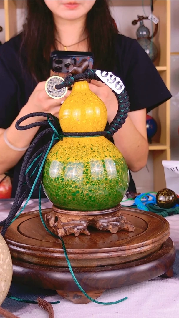 ?*❷096一物一拍 大漆酒葫芦 真葫芦真大漆