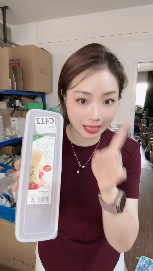 瓷片进口家用百货 面条盒两只 C413
