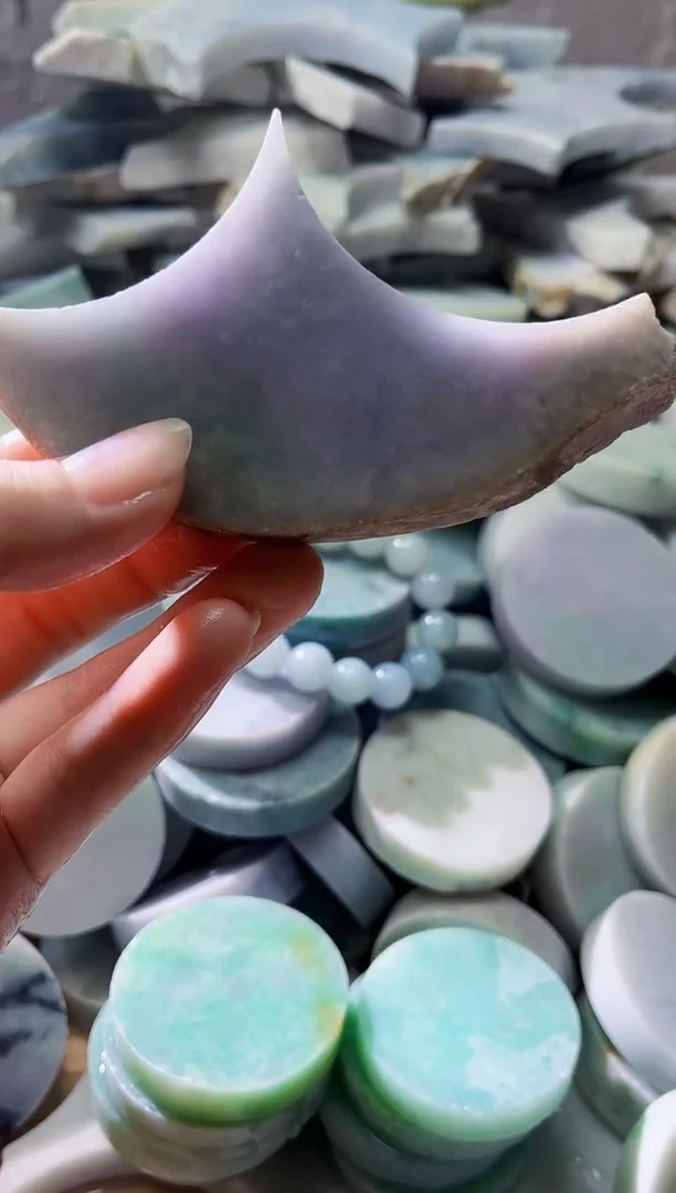 裸石翡翠天然翡翠A货古 南 797