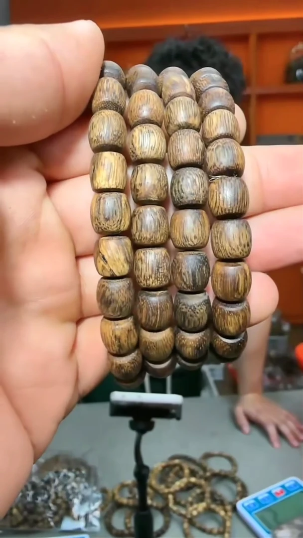 沉香手串137号沉水文莱10g多样性发一