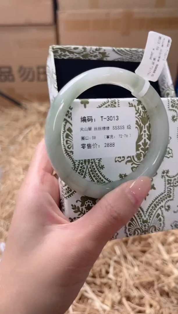 未镶嵌手镯石英质玉T-3013