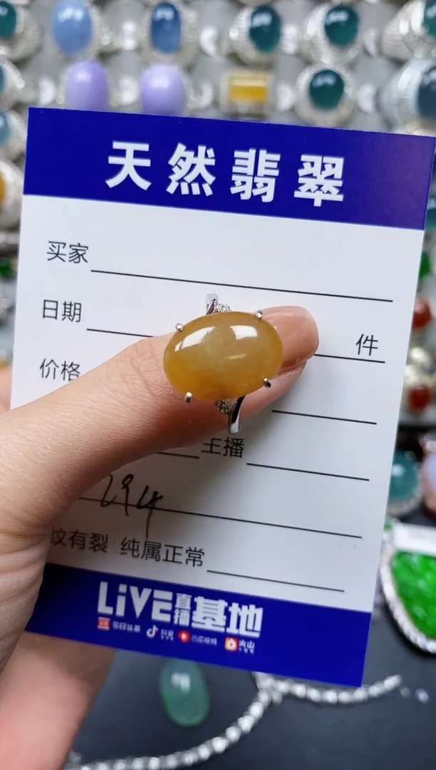 【闪购商品】翡翠戒指银S925镶嵌0294