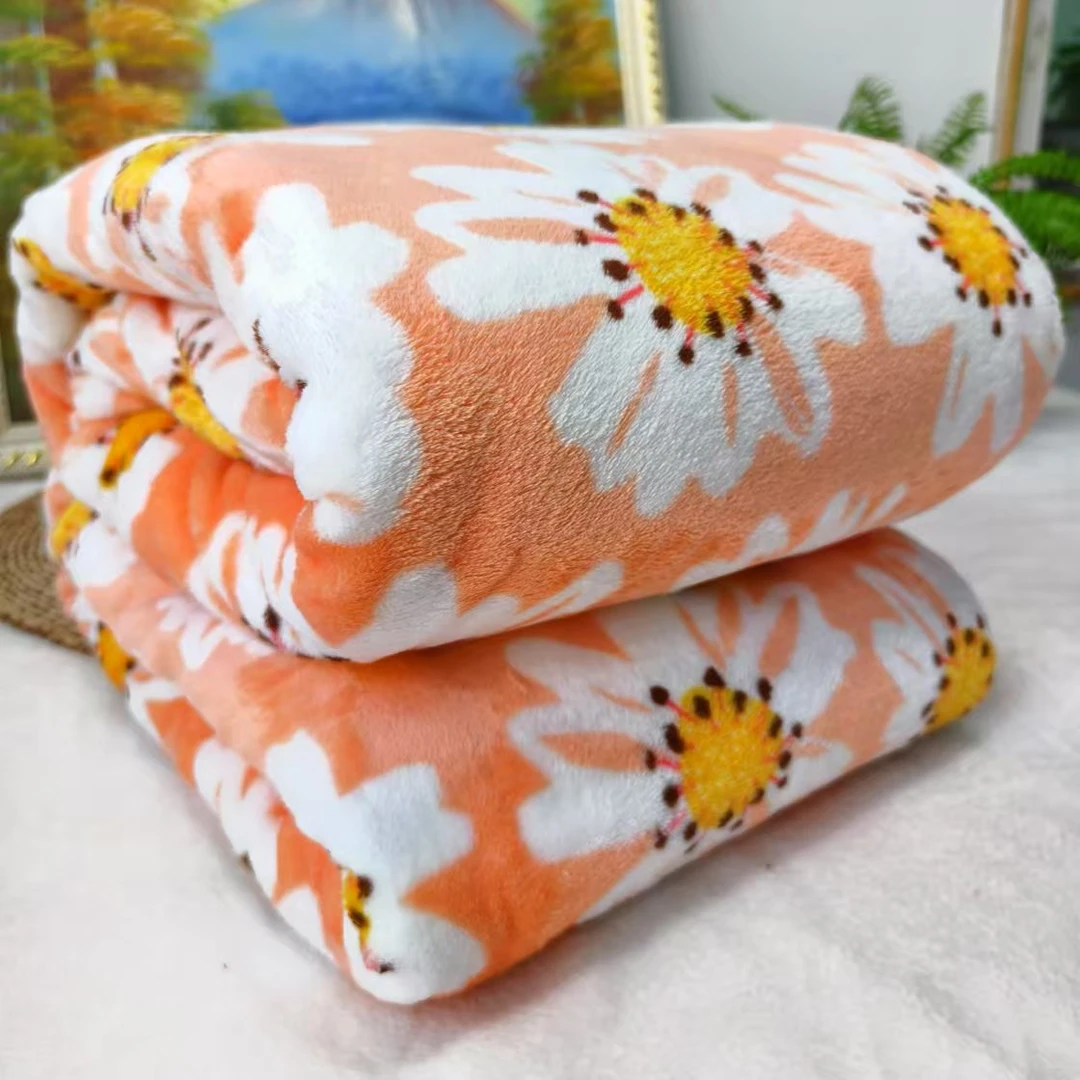 180*200沙发四季通用毛毯床单空调加厚绒毯宿舍卡通风盖毯