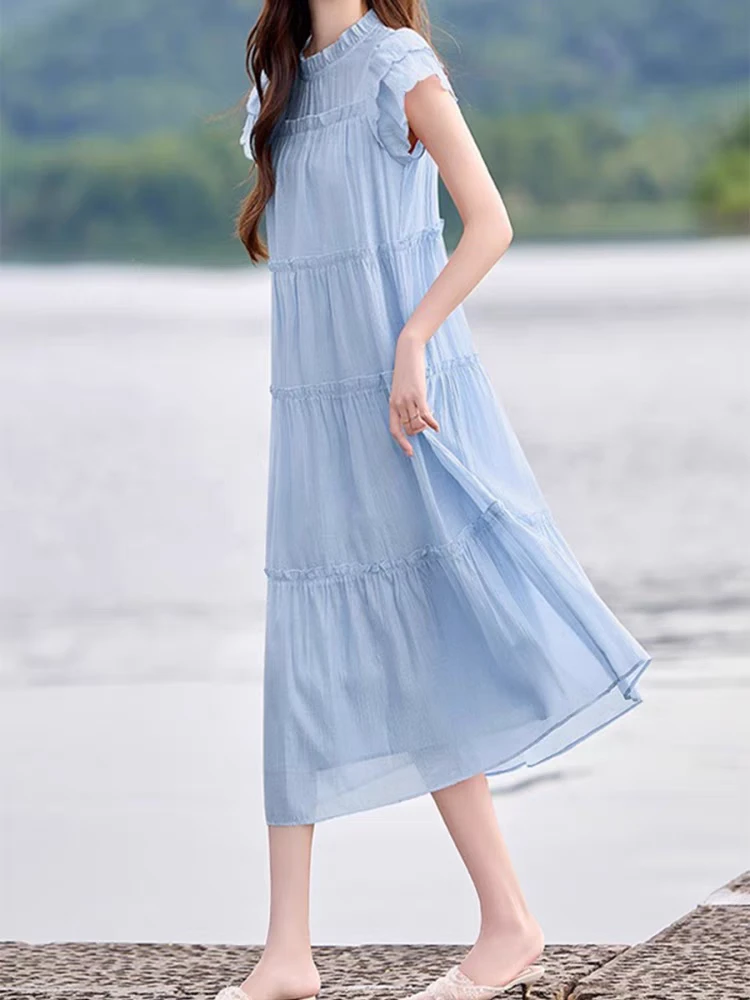 【粉丝福利】夏季女装A字裙显瘦气质时尚连衣裙洋气宽松娃娃裙公主