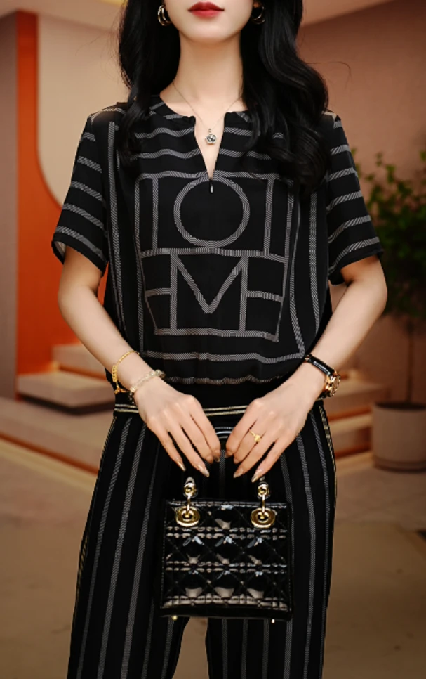 回型几何-夏季极简风减龄优雅轻奢时尚百搭气质套装