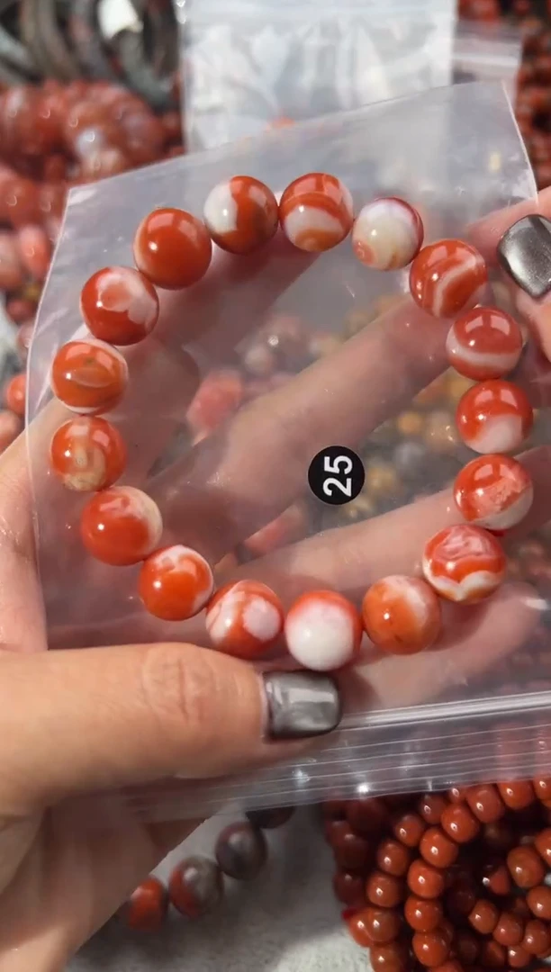 未镶嵌手串南红玛瑙12+