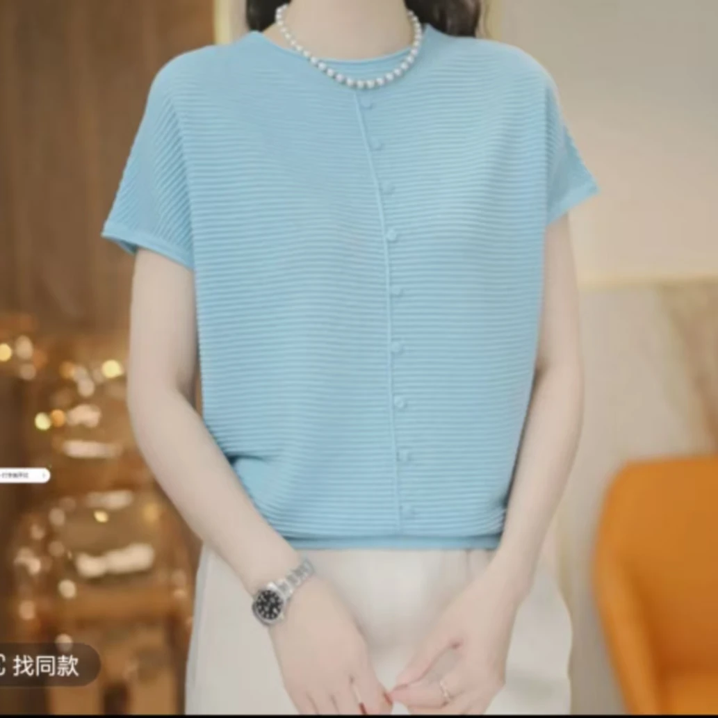 【主播推荐1】2025夏季上衣女百搭新款气质女休闲时尚显瘦