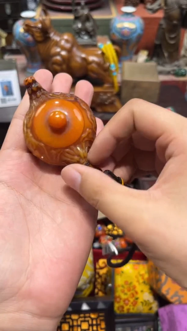 未镶嵌蜜蜡裸石Q刘哥高端专属精品2