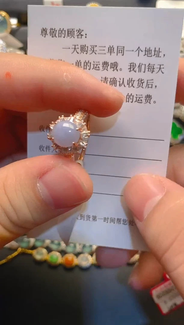 翡翠银S925镶嵌耳饰天然