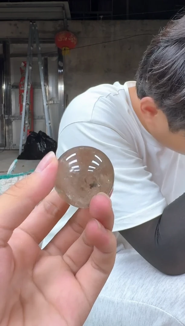 未镶嵌水晶大型摆件（非配饰） 434茶水晶球