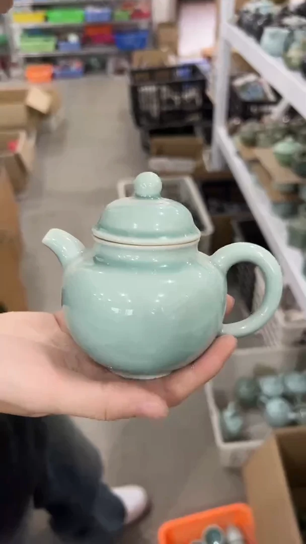 龙泉云间青瓷小米茶器