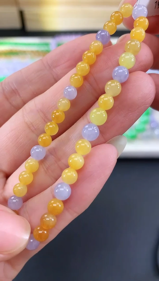 未镶嵌手串翡翠67|2980