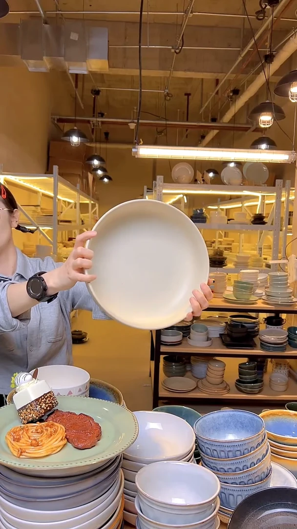 瓷186外贸尾货窑变釉下彩默认微瑕