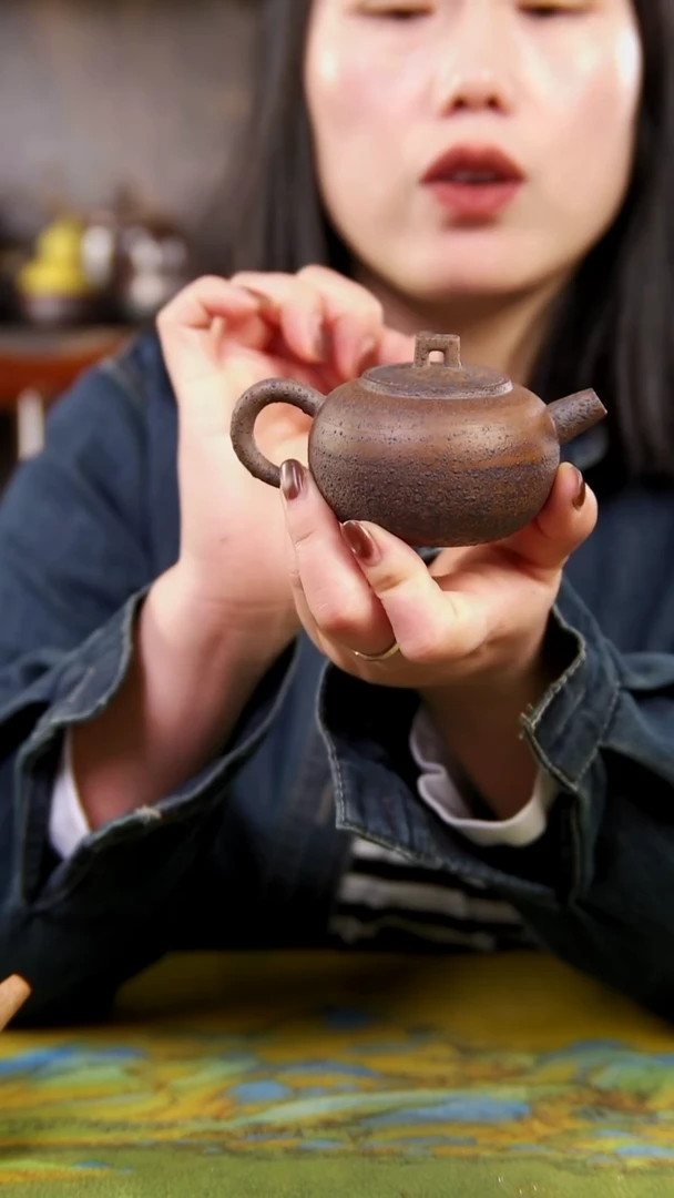 微瑕粗泥泡茶壶不退不换
