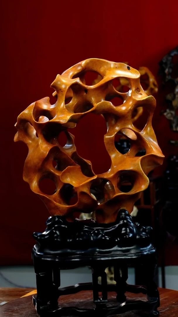 石材太湖石摆件一物一拍