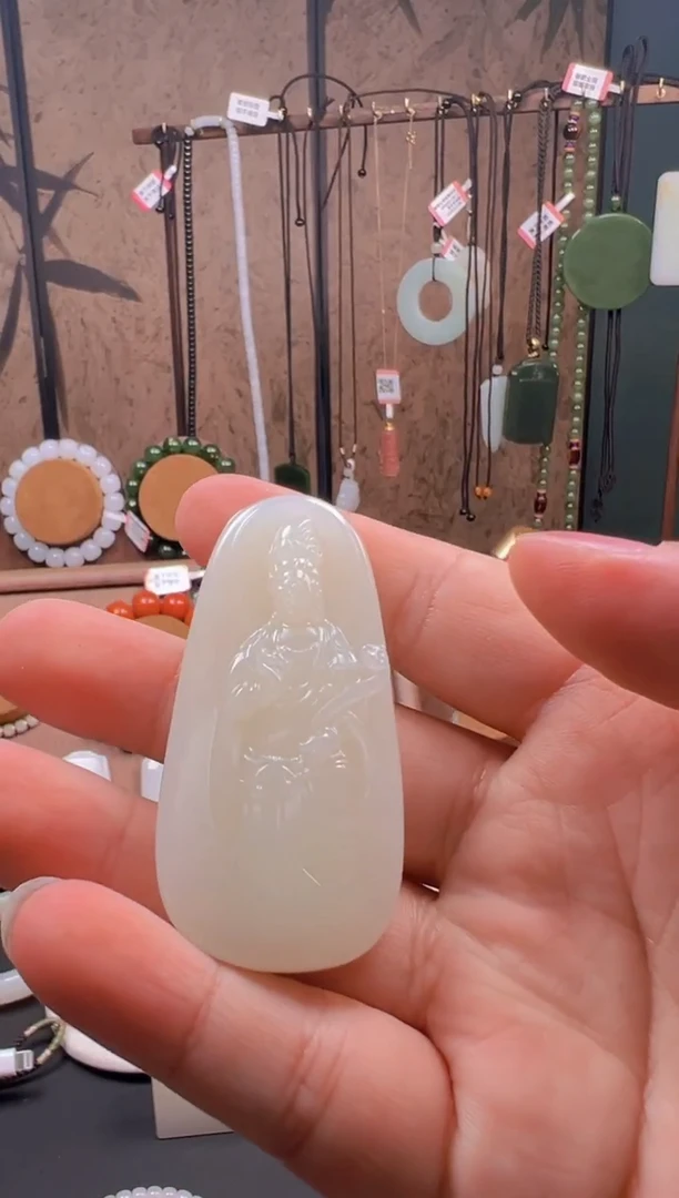 吊坠(不含链)未镶嵌和田玉XJH00062