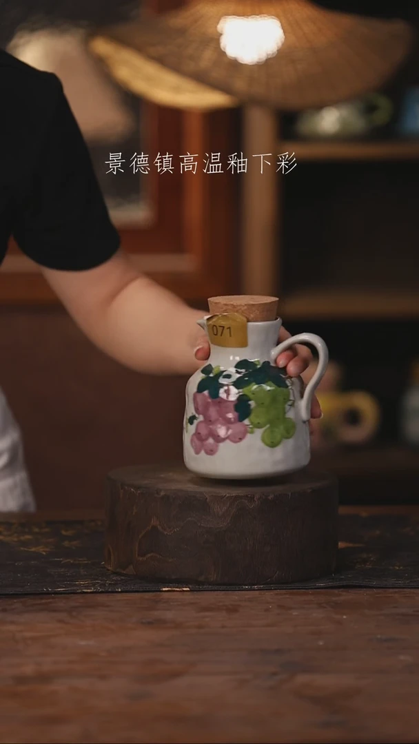 景德镇高温釉下手绘陶瓷071