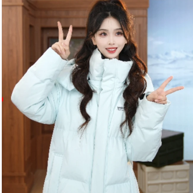 雪中飞24年秋冬新款男女情侣款保暖中长款羽绒服X301419326F