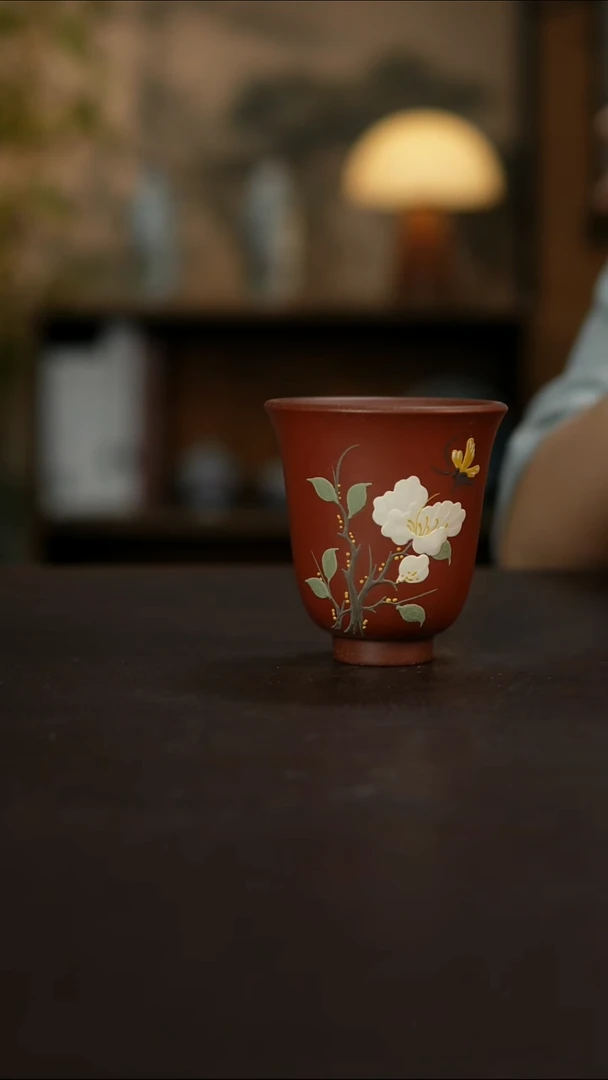 杯景德镇陶瓷杯碗柴烧多人