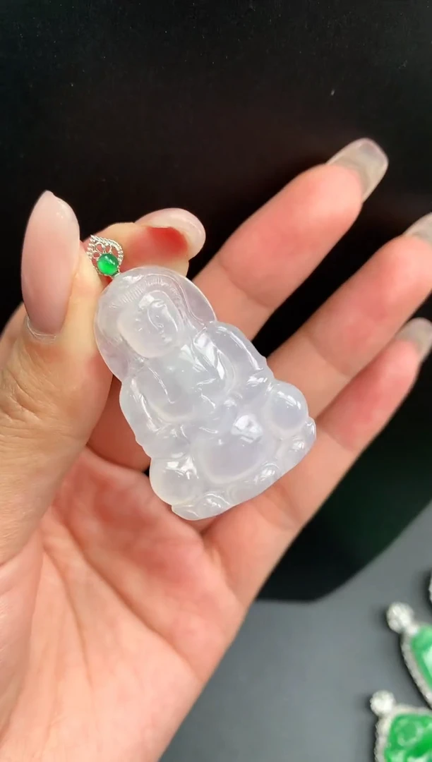 【闪购商品】翡翠颈饰18K金镶嵌一1338