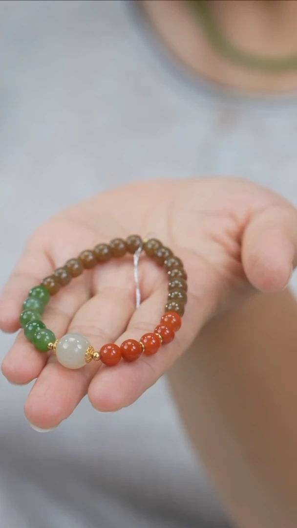 手链未镶嵌和田玉和田玉手链L6188