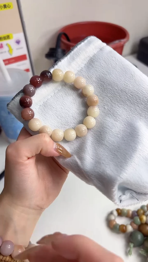 手串菩提根/象牙果沐c41紫美人玉化苹果12*13mm手串