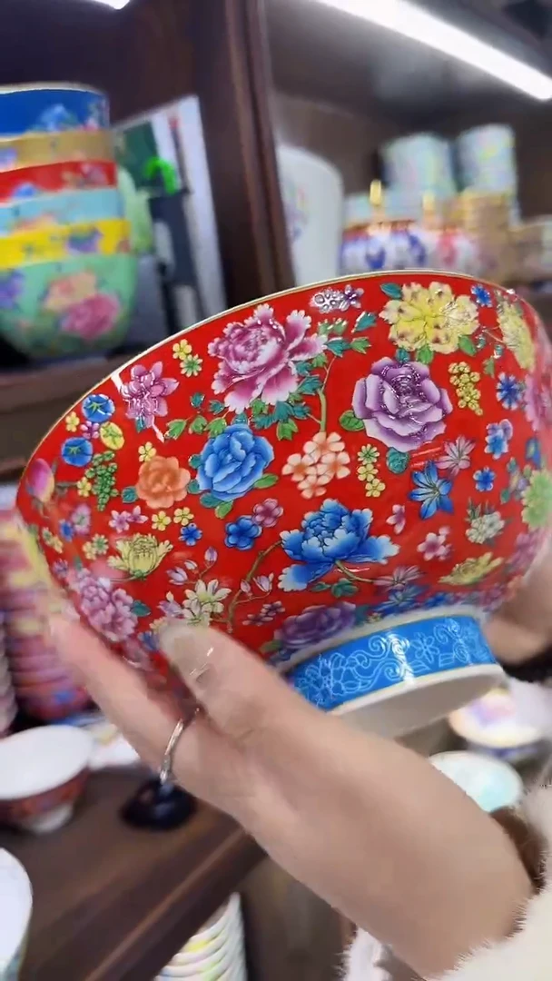 【闪购商品】瓷片大汤碗1个景德镇陶瓷【秦坊】