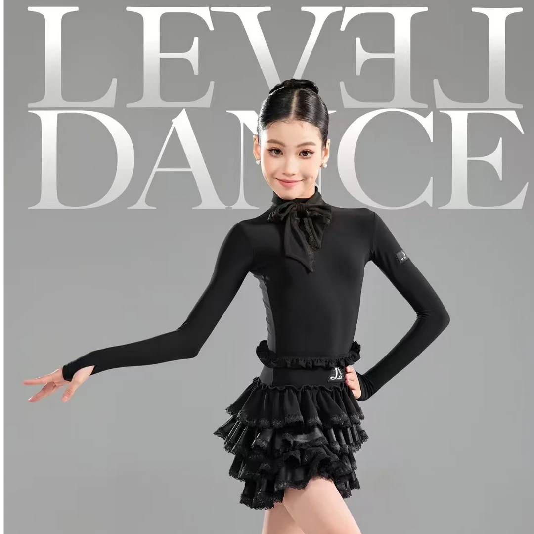 【LEVEL】赫本公主MIU系限定拉丁舞服练功服大师精制重工顺丰包邮