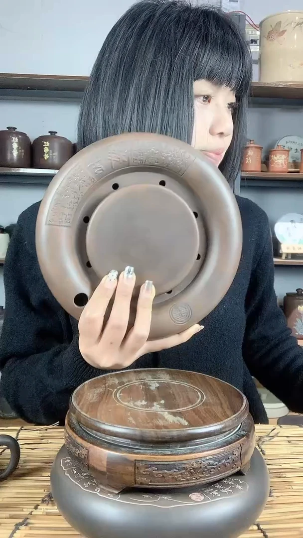 【闪购商品】罐微瑕手工阳刻壶承