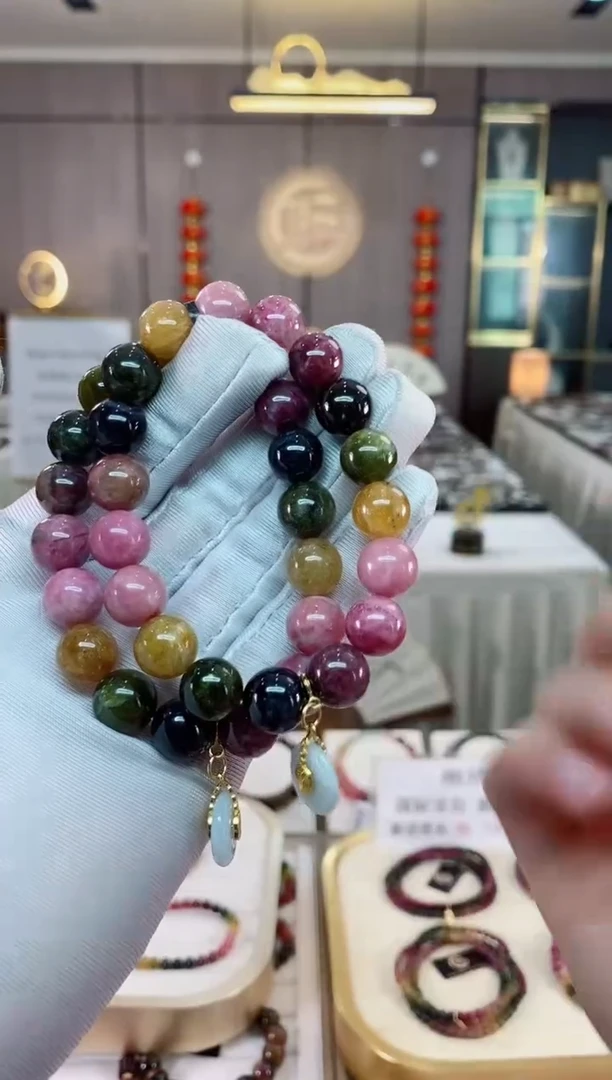 【闪购商品】碧玺单圈手串11mm+未镶嵌（多样性发一条）xion