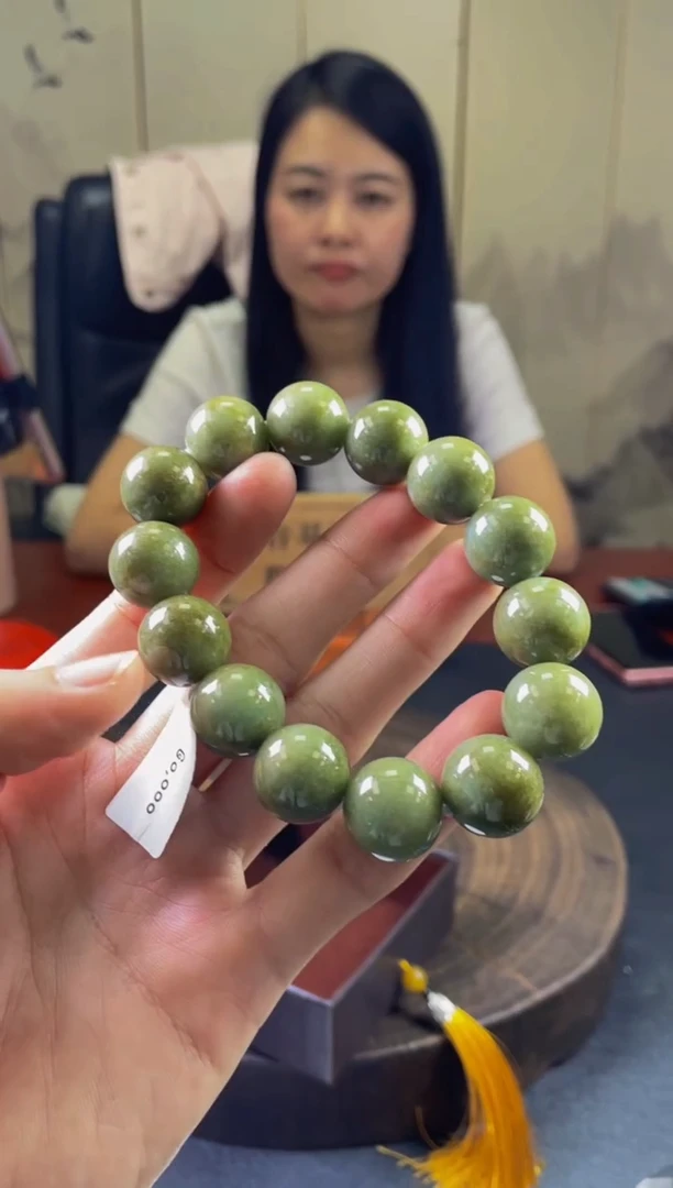 未镶嵌定制翡翠珠串 拍一发一