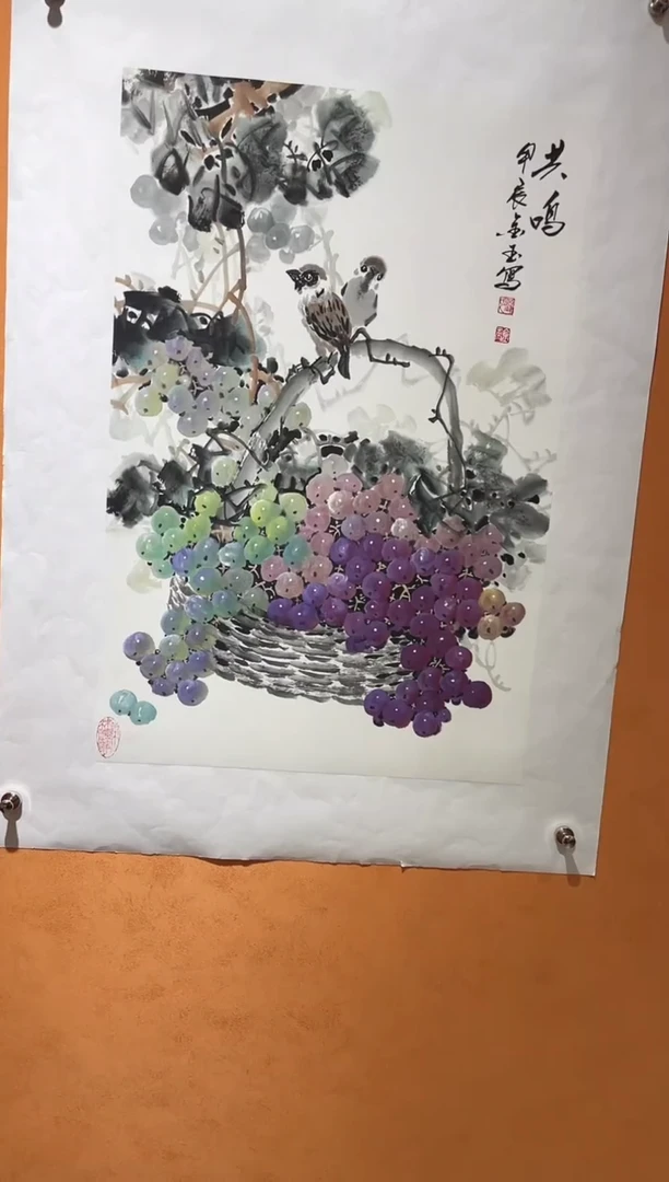 国画刘金玉老师亲笔手绘