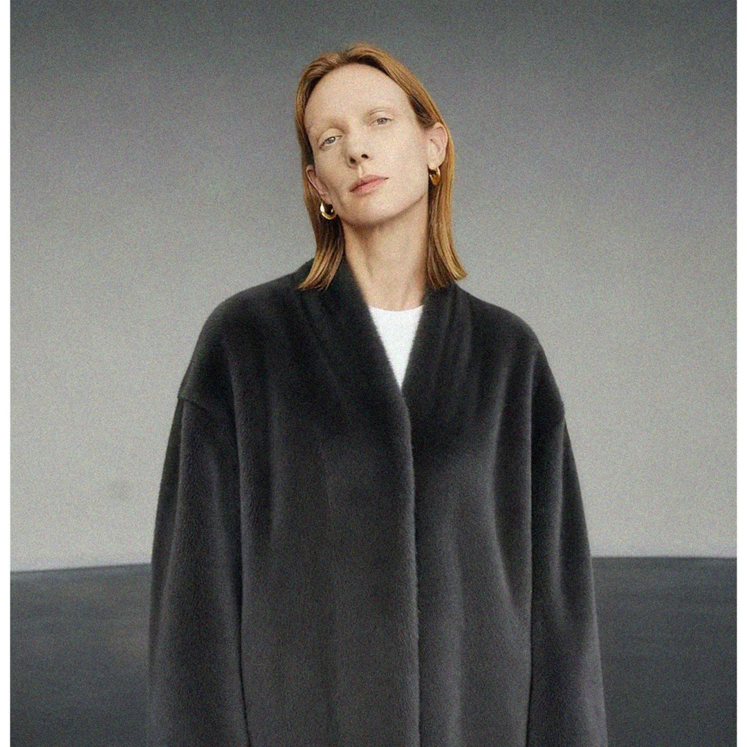 Ayuko | 晨灰秘境丹麦紫金天鹅绒短二半抽刀松弛水貂皮草外套2873