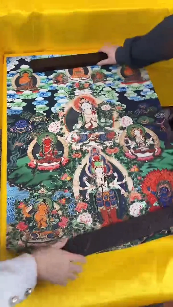 卷轴画绘画类唐卡16050