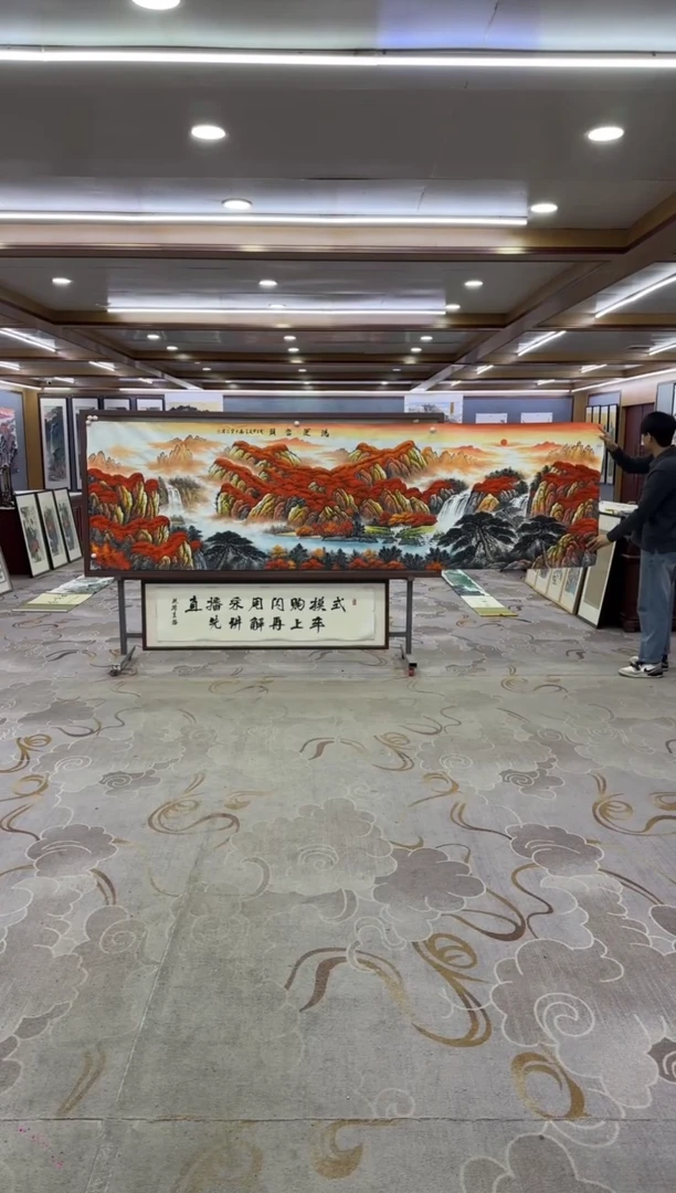 绘画Y-刘雪红-小丈二-山水画