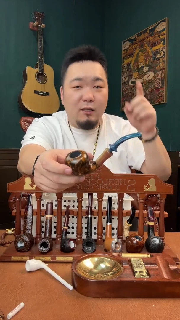 石楠木木雕款意大利进口石楠木烟斗