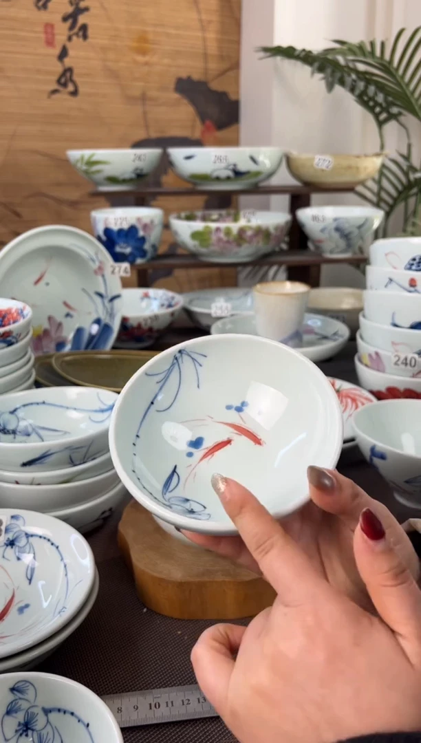 明舟大暇福利5.5画鱼寸古碗（单只装）