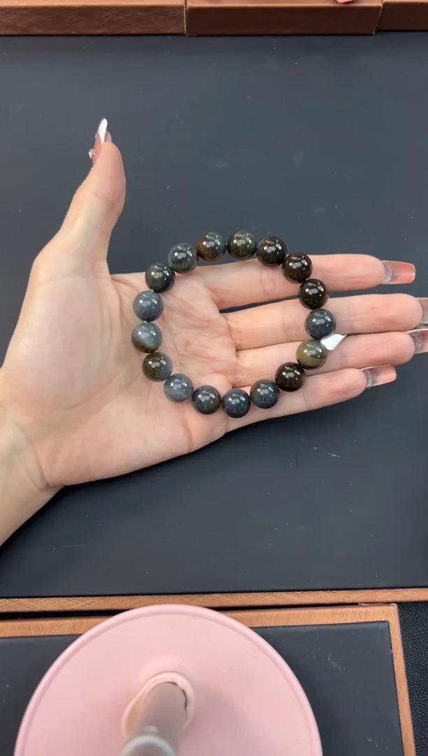 【闪购商品】和田玉手串未镶嵌若羌微色差卡12手串