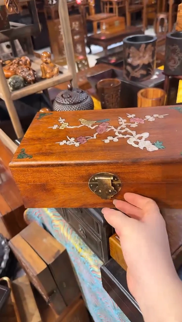 【闪购商品】木木艺28喜鹊登梅大翻盖盒128.888