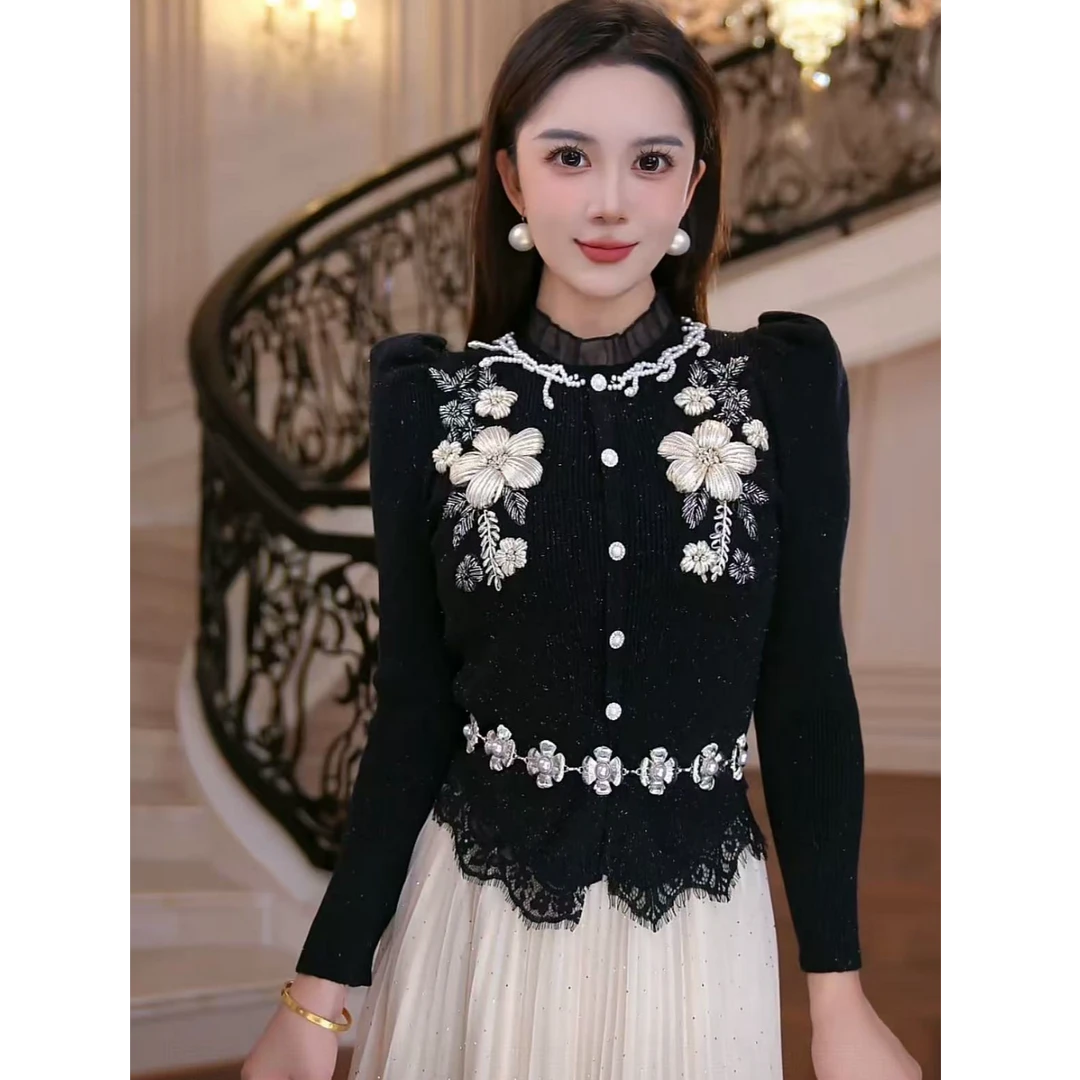 FNN【芙娜妮】2025新款休闲洋气套装女穿搭气质女装上衣F2530304A