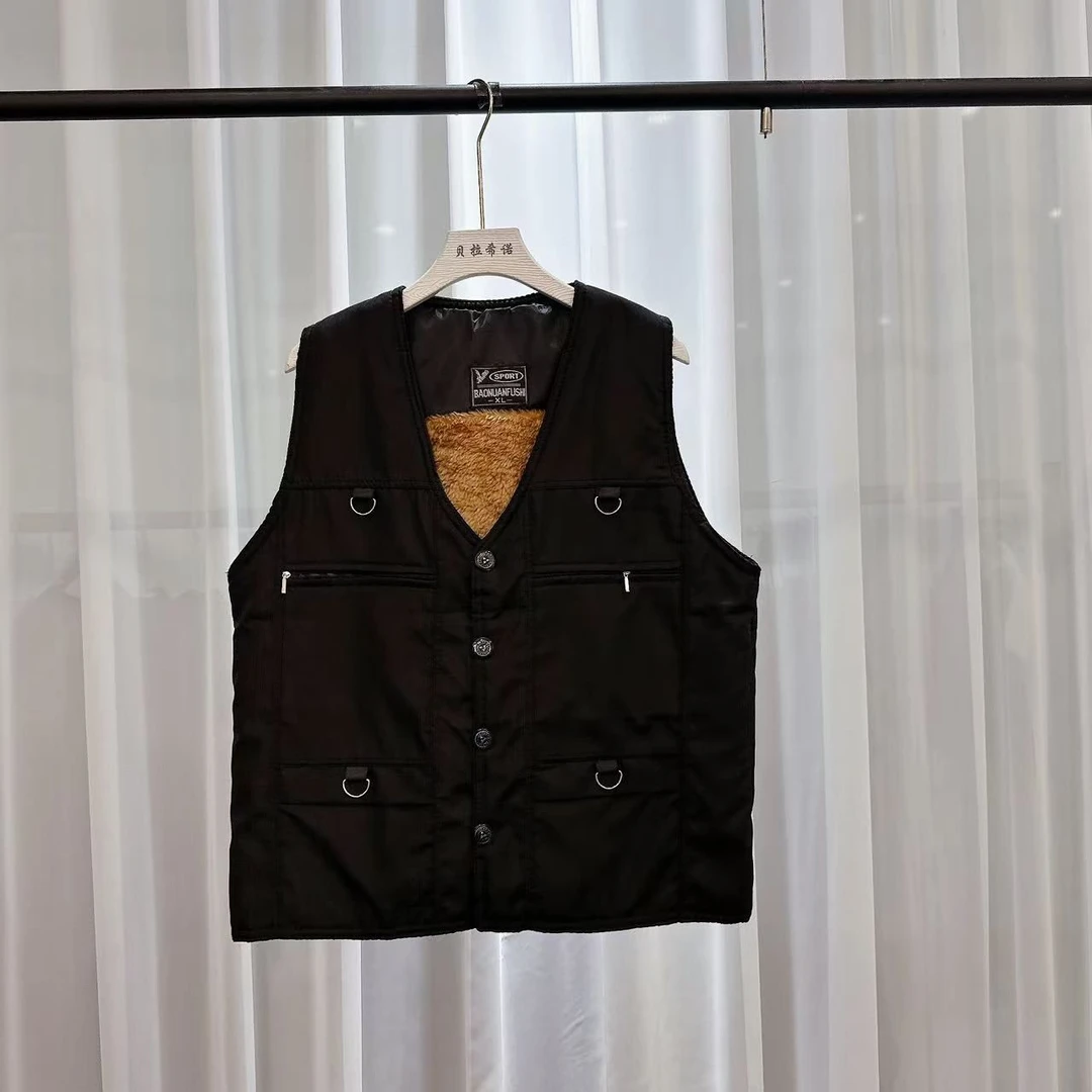 马甲牛仔时尚休闲百搭潮流马夹保暖多口袋277