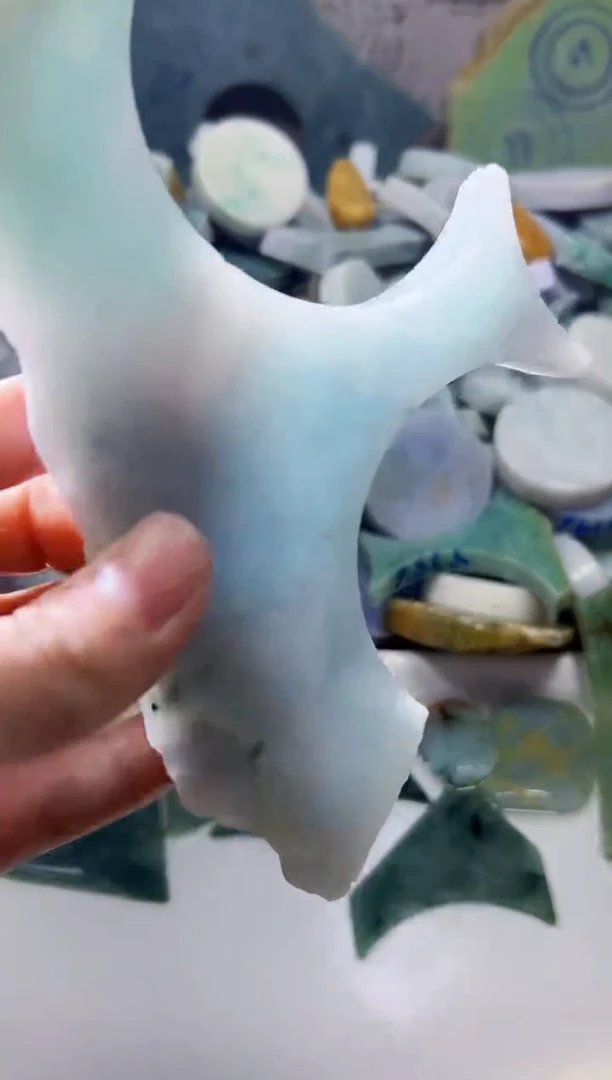 裸石翡翠天然翡翠A货玉 南 762