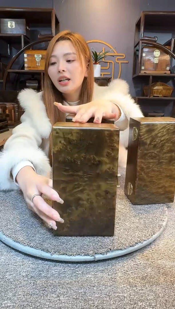 【闪购商品】乌木类成套家具阴沉首饰盒Y10