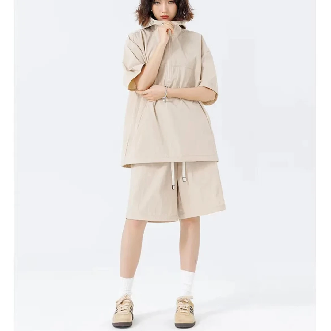 【防晒指数UPF50+】夏季男女同款防紫外线防水防污渍连帽防晒套装