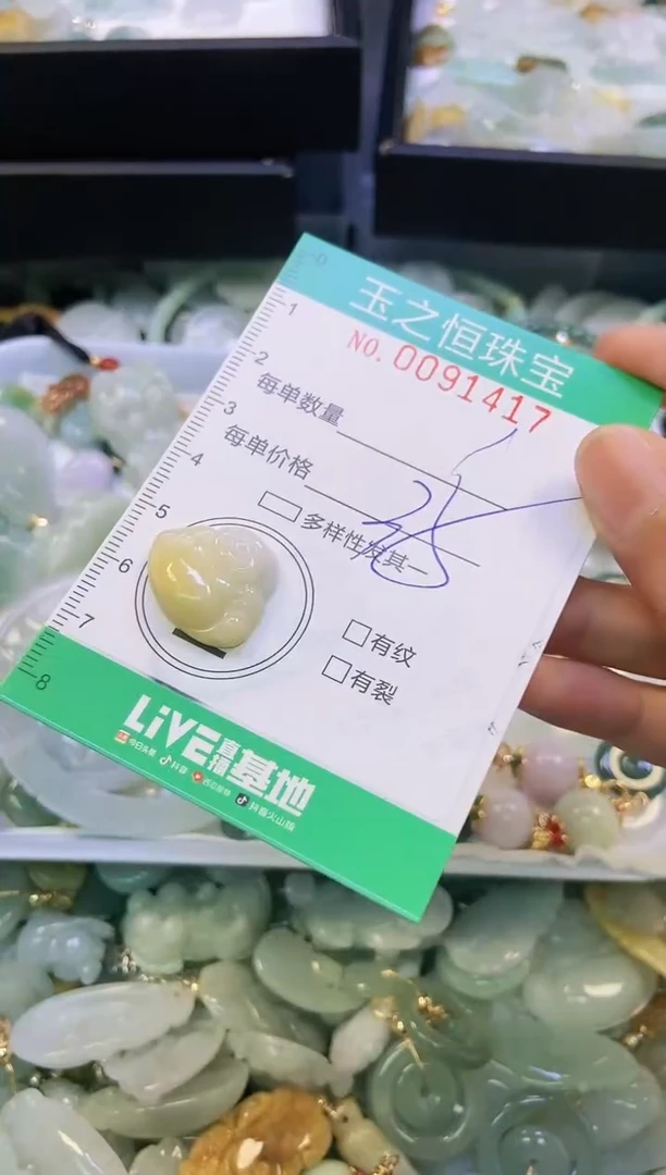 翡翠未镶嵌颈饰闪购0091417