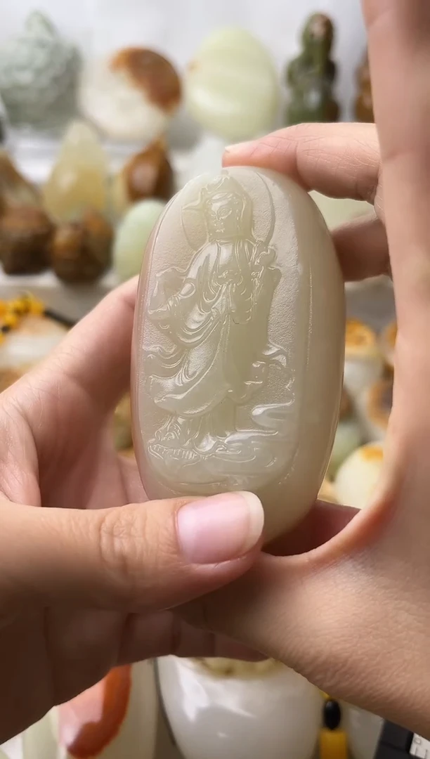 石材古青石棉纹正常不退换观音