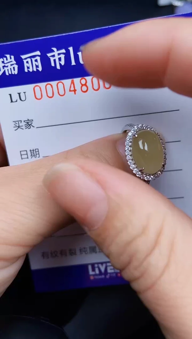 翡翠银S925镶嵌颈饰4800